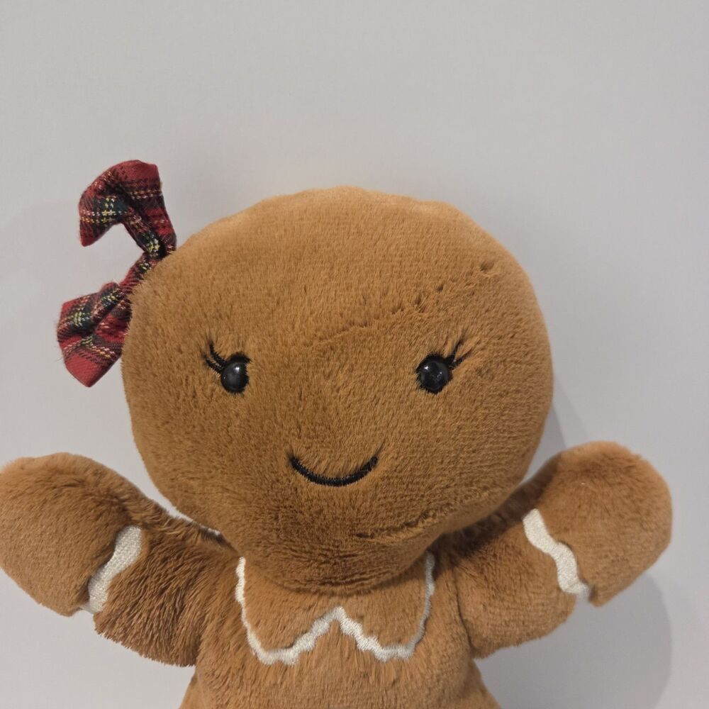 Jellycat Amuseable Large Jolly Gingerbread Ruby 12” Tall Girl Stuffed Plush - Picture 2 of 7